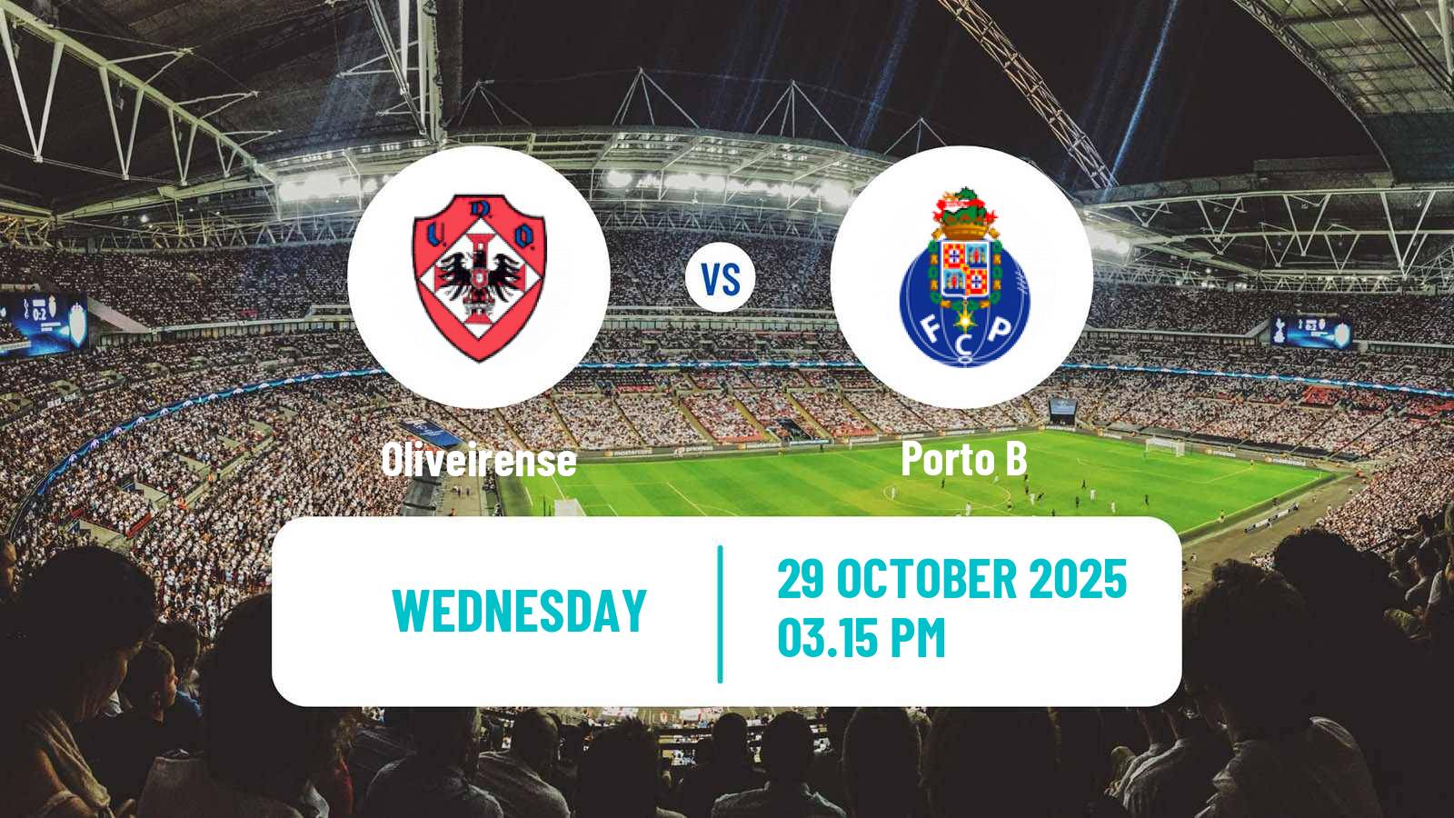 Football Portuguese Liga 2 Oliveirense - Porto B
