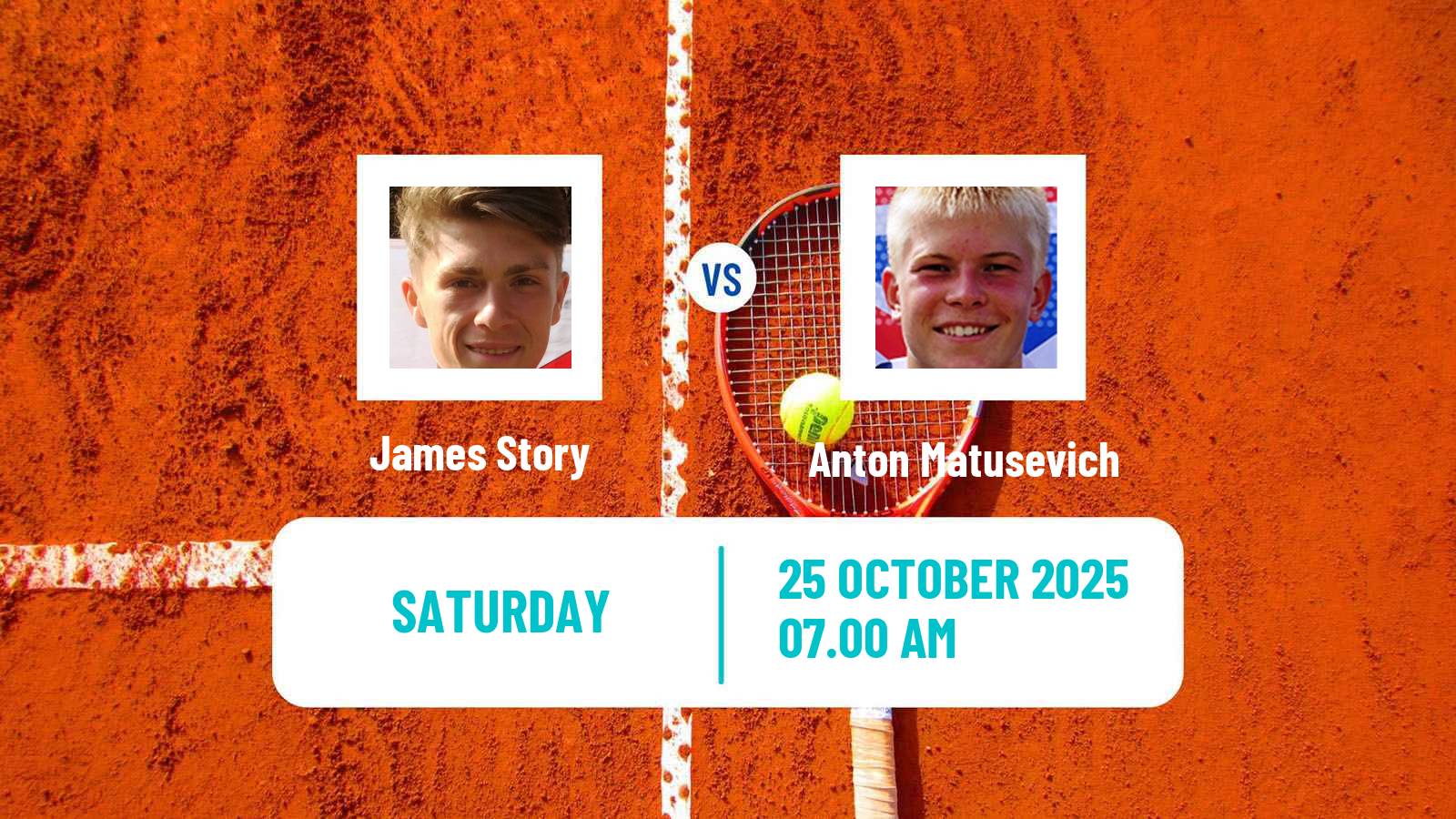 Tennis ITF M25 Sheffield Men James Story - Anton Matusevich