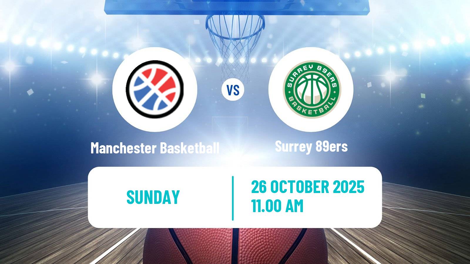 Basketball British Basketball League Manchester Basketball - Surrey 89ers