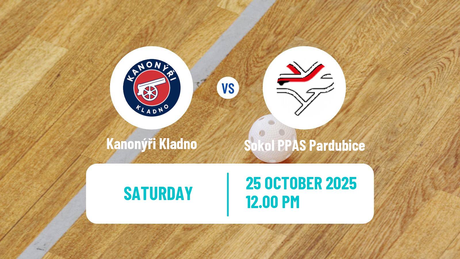 Floorball Czech Superliga Floorball Kanonýři Kladno - Sokol PPAS Pardubice