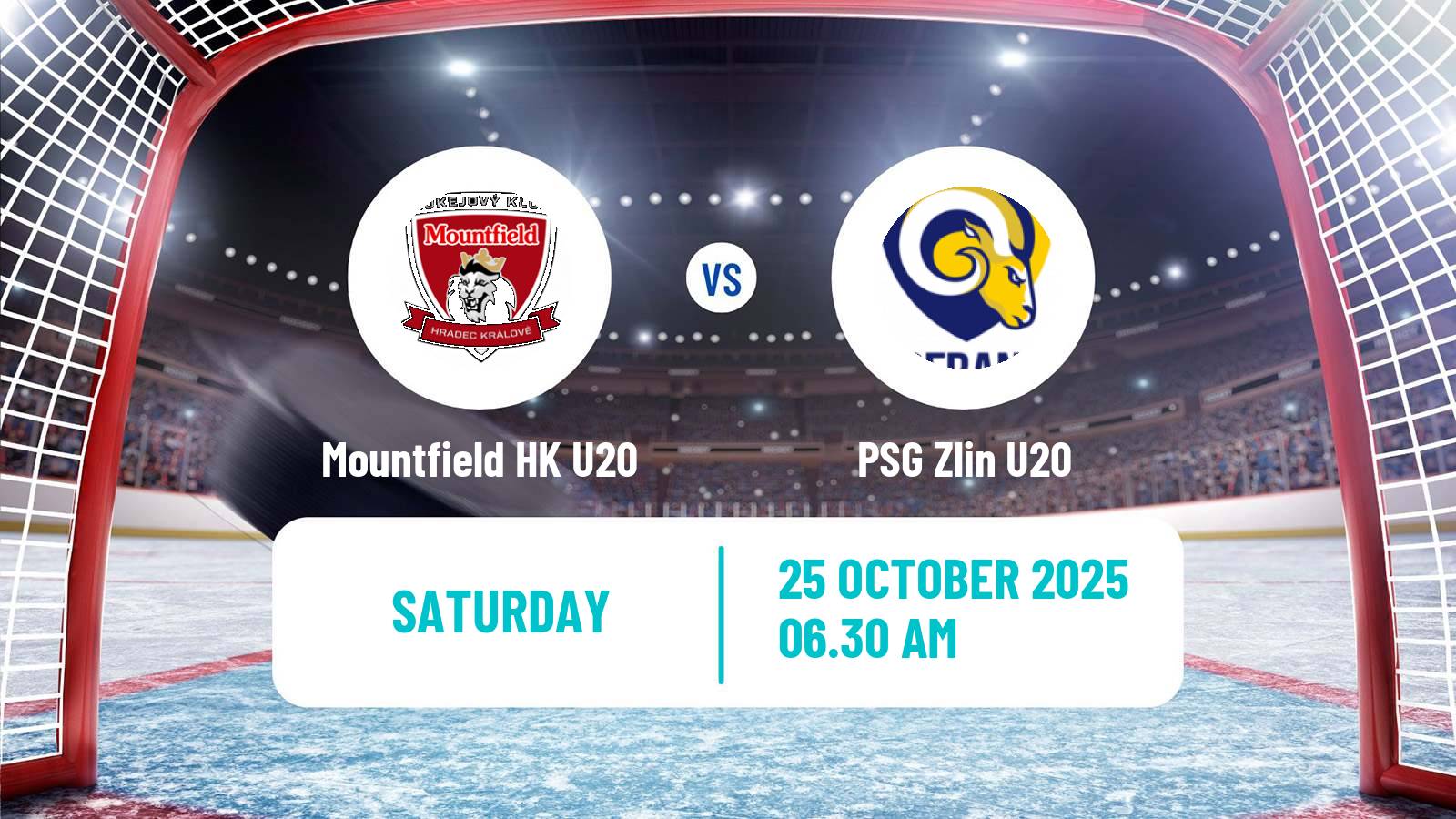 Hockey Czech ELJ Mountfield HK U20 - Zlin U20