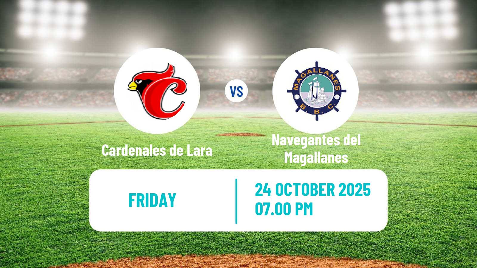 Baseball Venezuelan LVBP Cardenales de Lara - Navegantes del Magallanes
