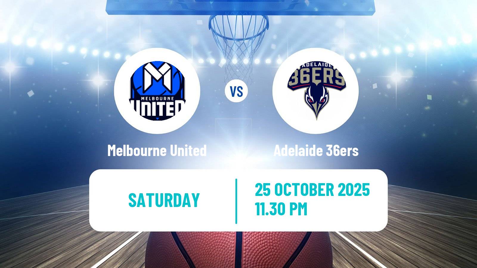 Basketball Australian NBL Melbourne United - Adelaide 36ers
