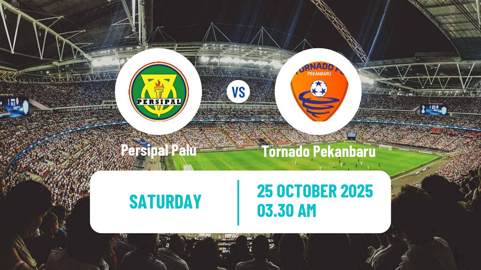 Football Indonesian Liga 2 Persipal Palu - Tornado Pekanbaru