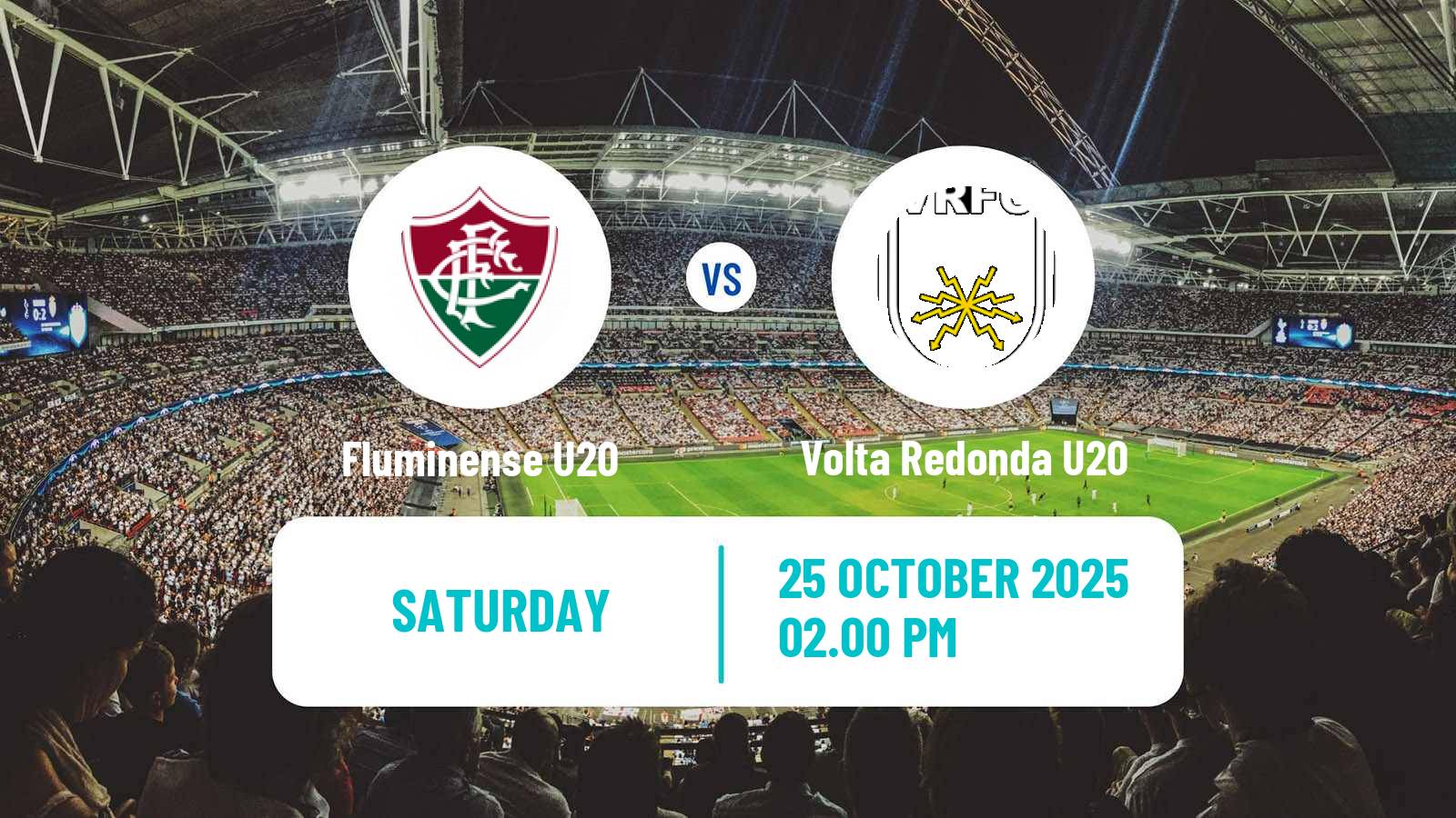 Football Brazilian Carioca U20 Fluminense U20 - Volta Redonda U20