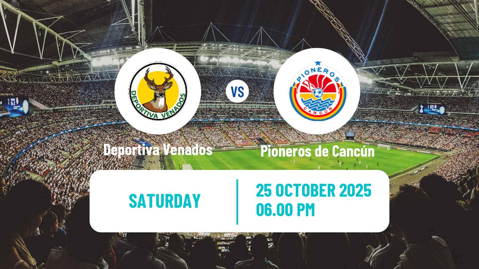 Football Mexican Liga Premier Serie A Deportiva Venados - Pioneros de Cancún