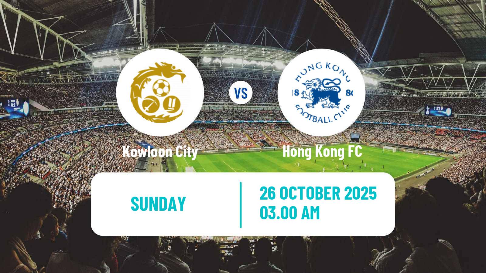 Football Hong Kong Premier League Kowloon City - Hong Kong FC