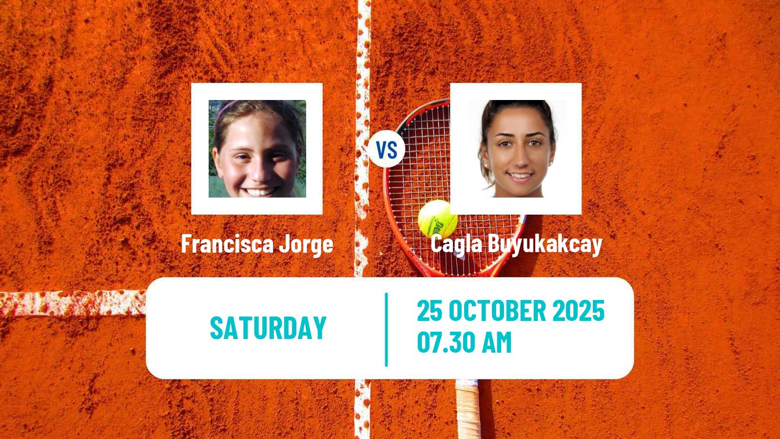 Tennis ITF W75 Poitiers Women Francisca Jorge - Cagla Buyukakcay