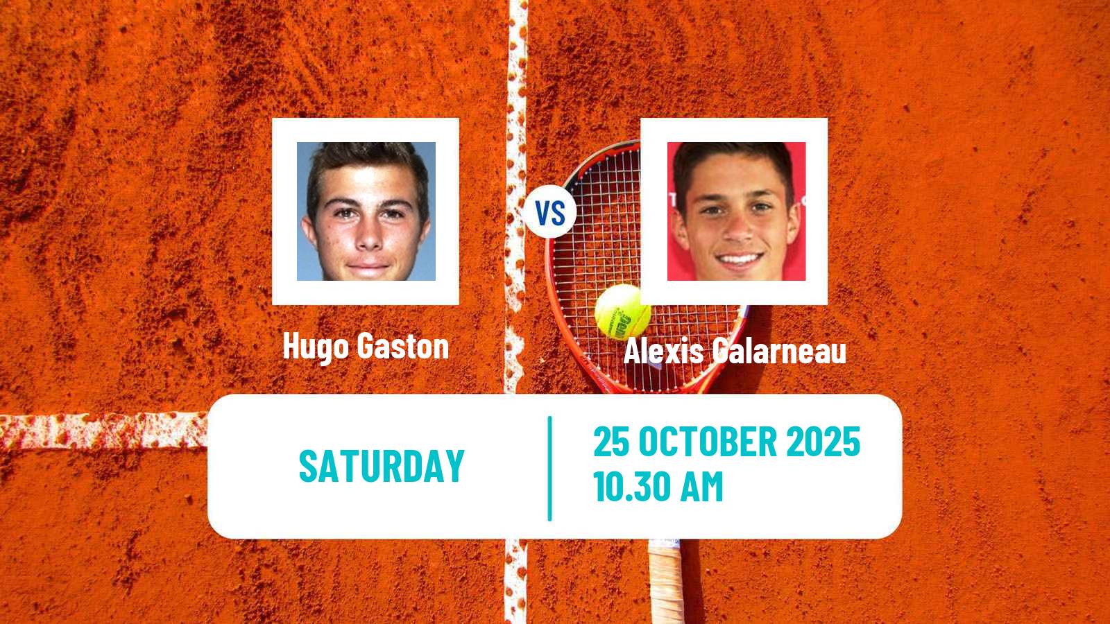 Tennis Brest Challenger Men Hugo Gaston - Alexis Galarneau