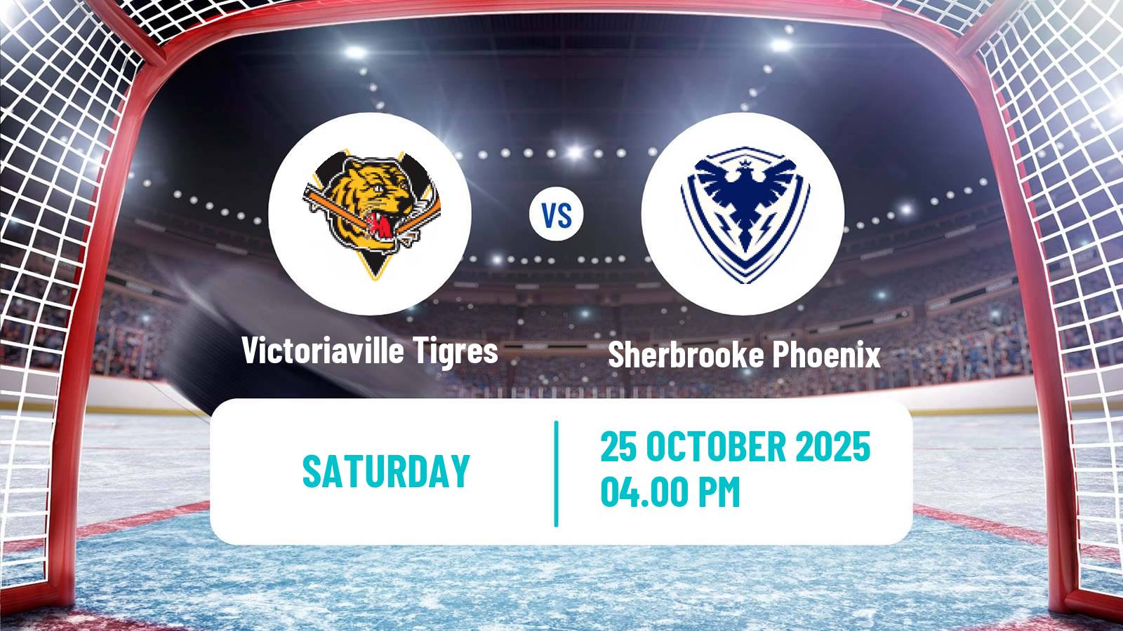 Hockey QMJHL Victoriaville Tigres - Sherbrooke Phoenix