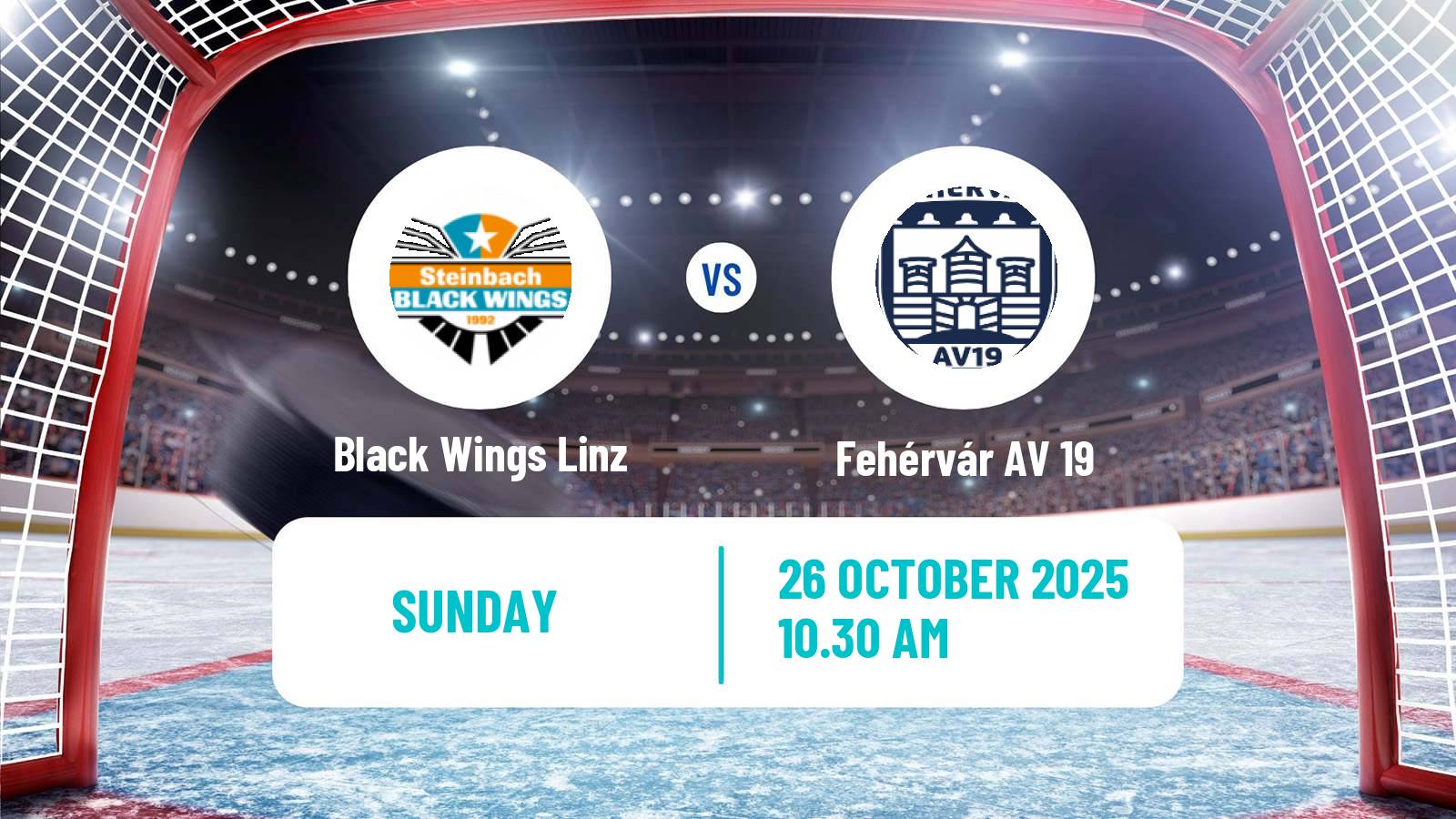 Hockey Austrian Ice Hockey League Black Wings Linz - Fehérvár AV 19