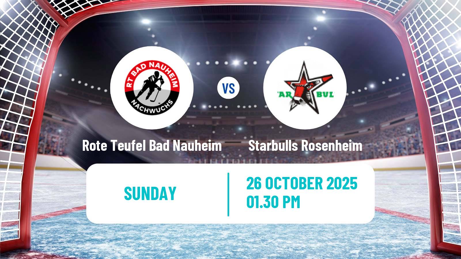 Hockey German DEL2 Rote Teufel Bad Nauheim - Starbulls Rosenheim