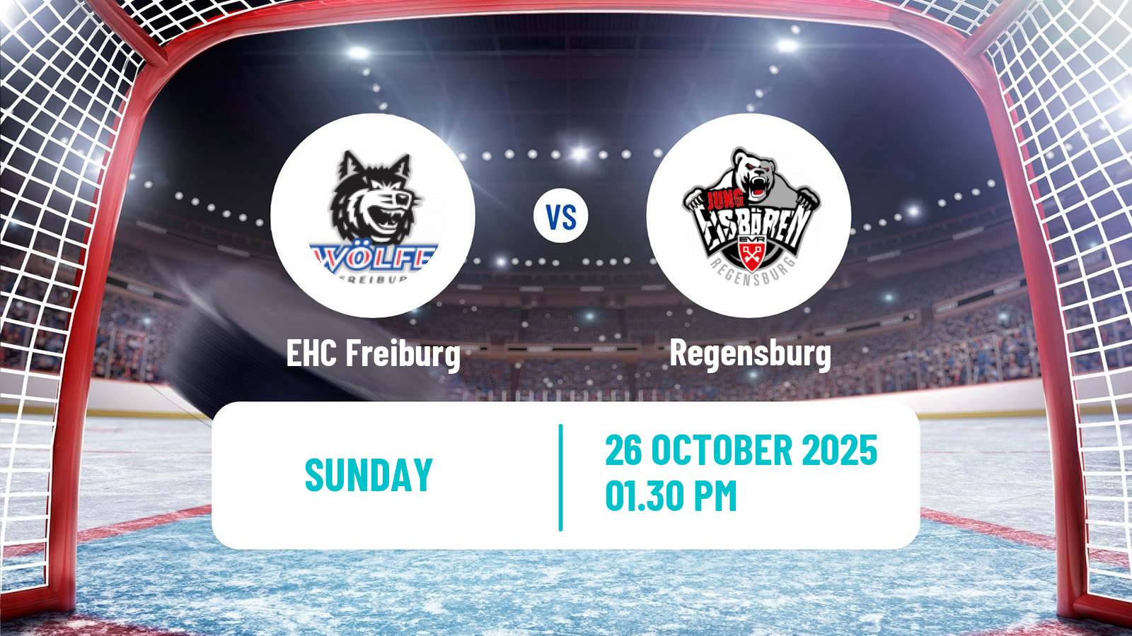 Hockey German DEL2 EHC Freiburg - Regensburg