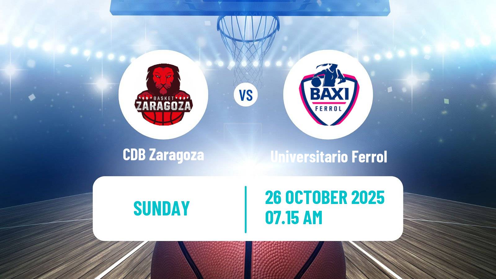 Basketball Spanish Liga Femenina Basketball Zaragoza - Universitario Ferrol