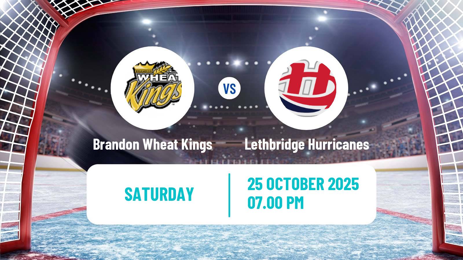 Hockey WHL Brandon Wheat Kings - Lethbridge Hurricanes