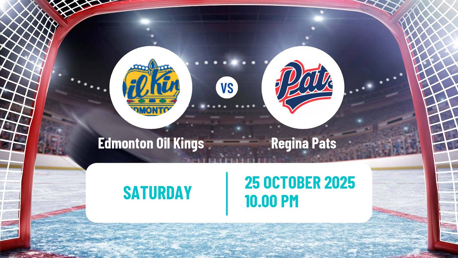 Hockey WHL Edmonton Oil Kings - Regina Pats