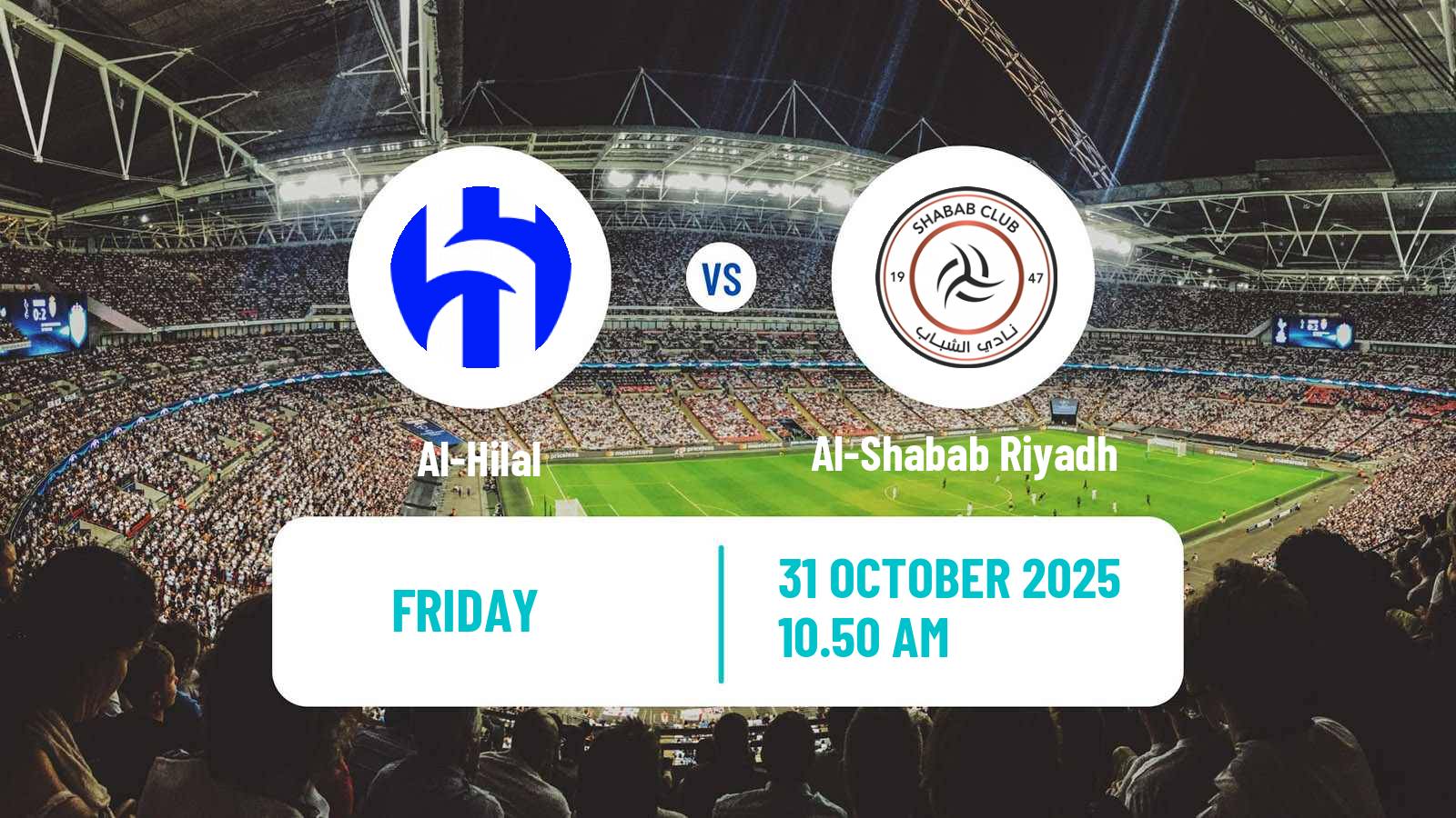Football Saudi Professional League Al-Hilal - Al-Shabab Riyadh