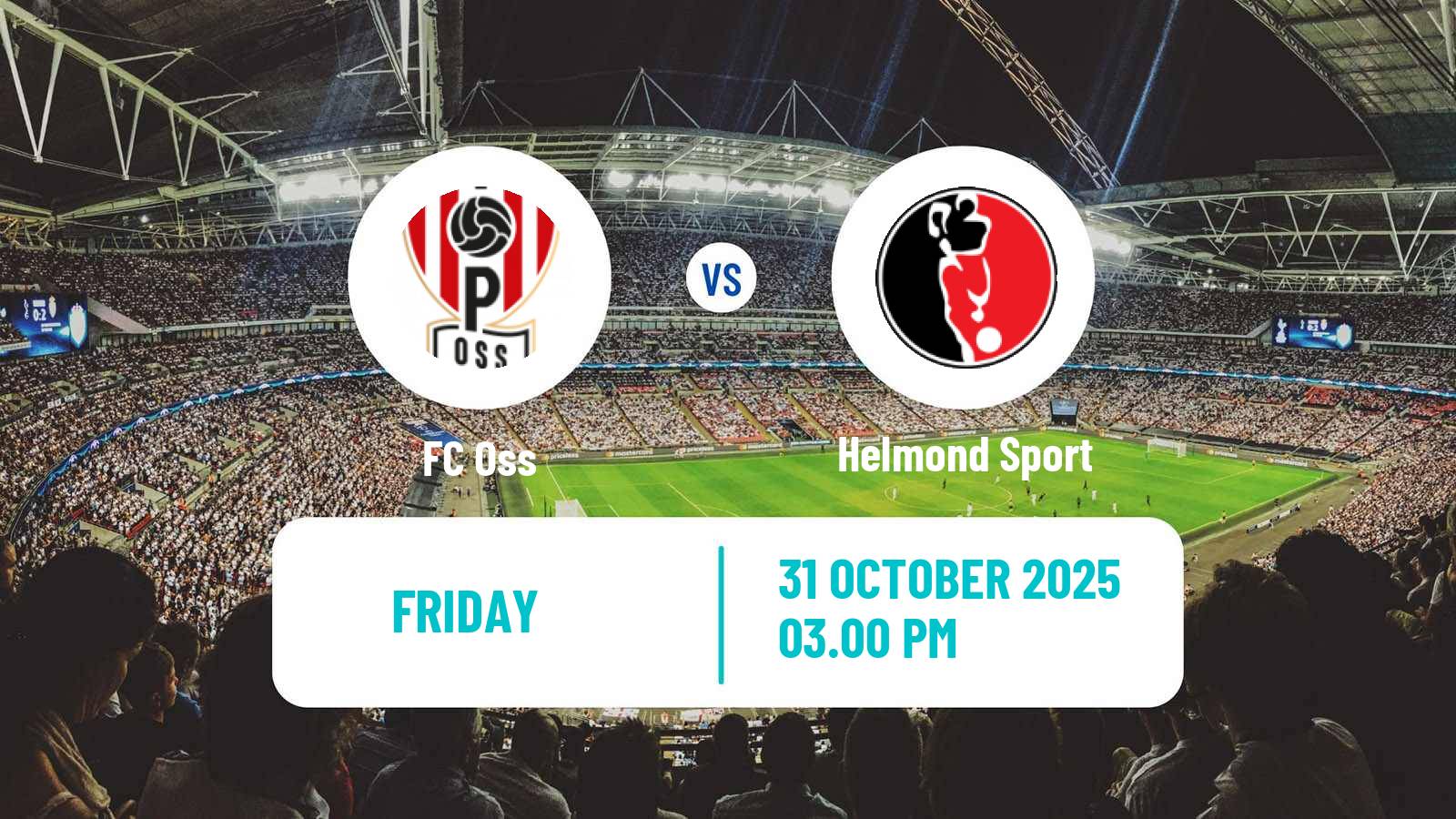 Football Dutch Eerste Divisie FC Oss - Helmond Sport