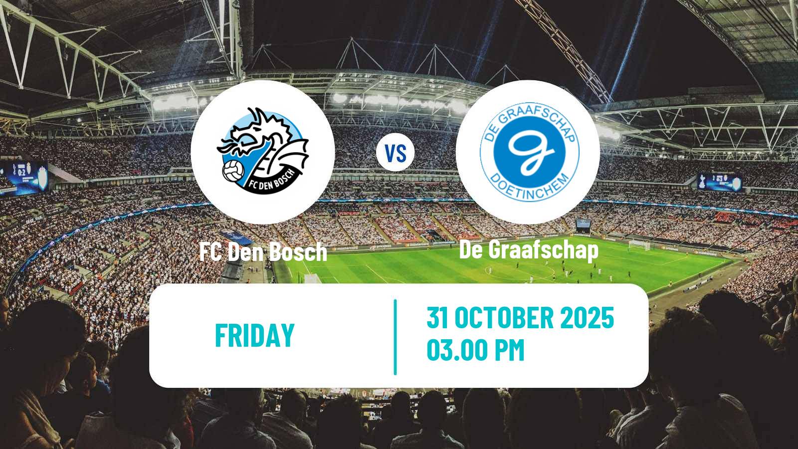 Football Dutch Eerste Divisie Den Bosch - De Graafschap