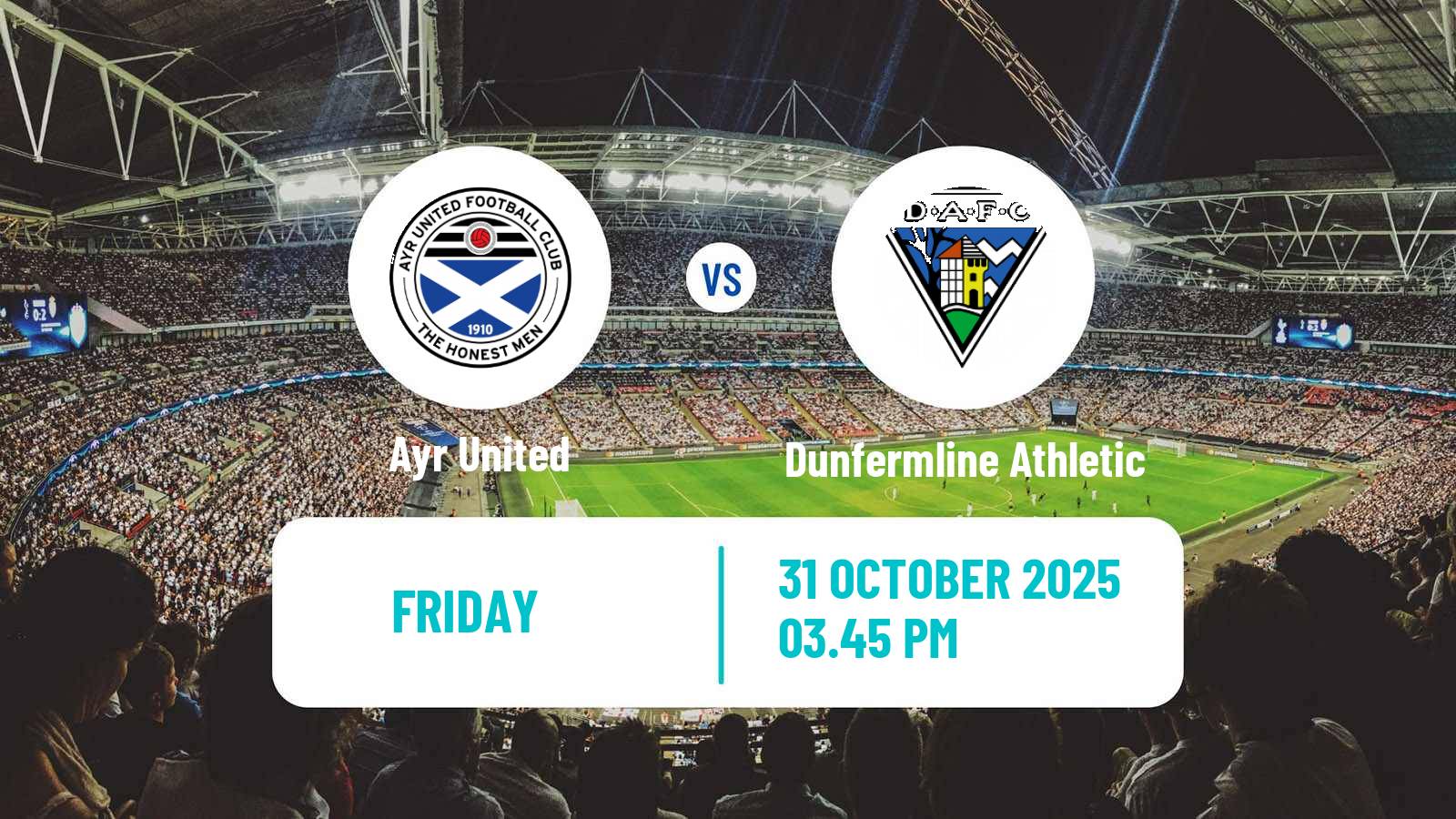 Football Scottish Football Championship Ayr United - Dunfermline Athletic