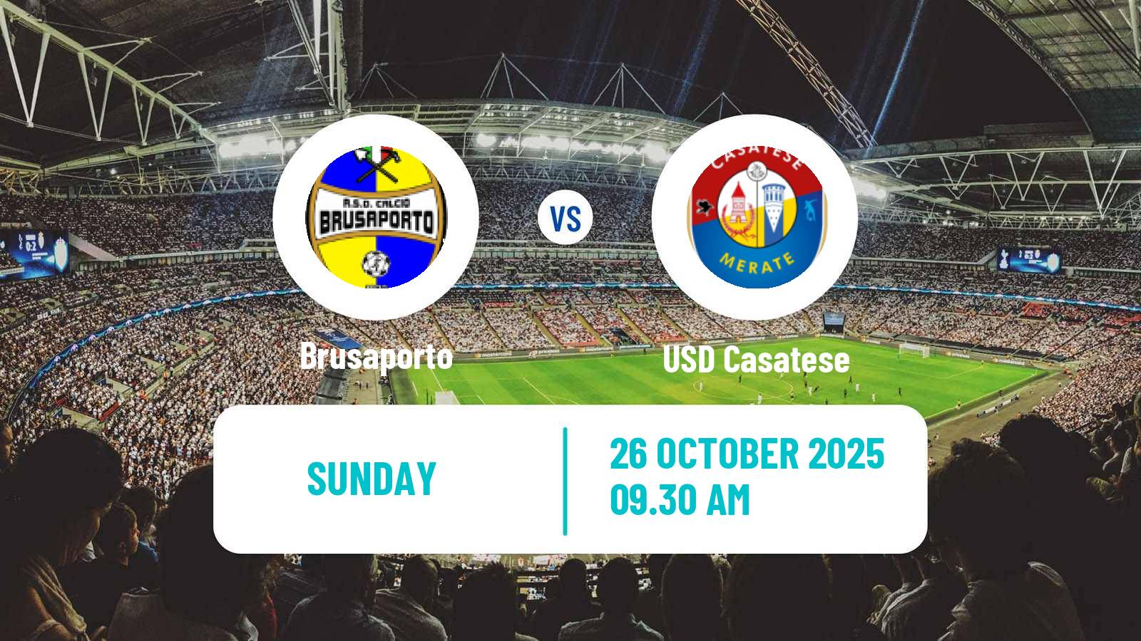 Football Italian Serie D - Group B Brusaporto - Casatese
