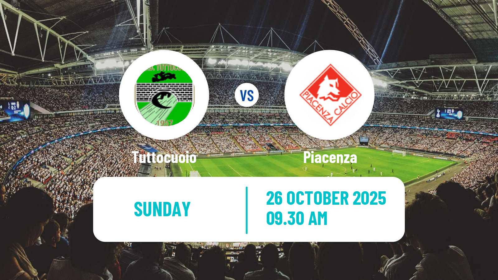 Football Italian Serie D - Group D Tuttocuoio - Piacenza