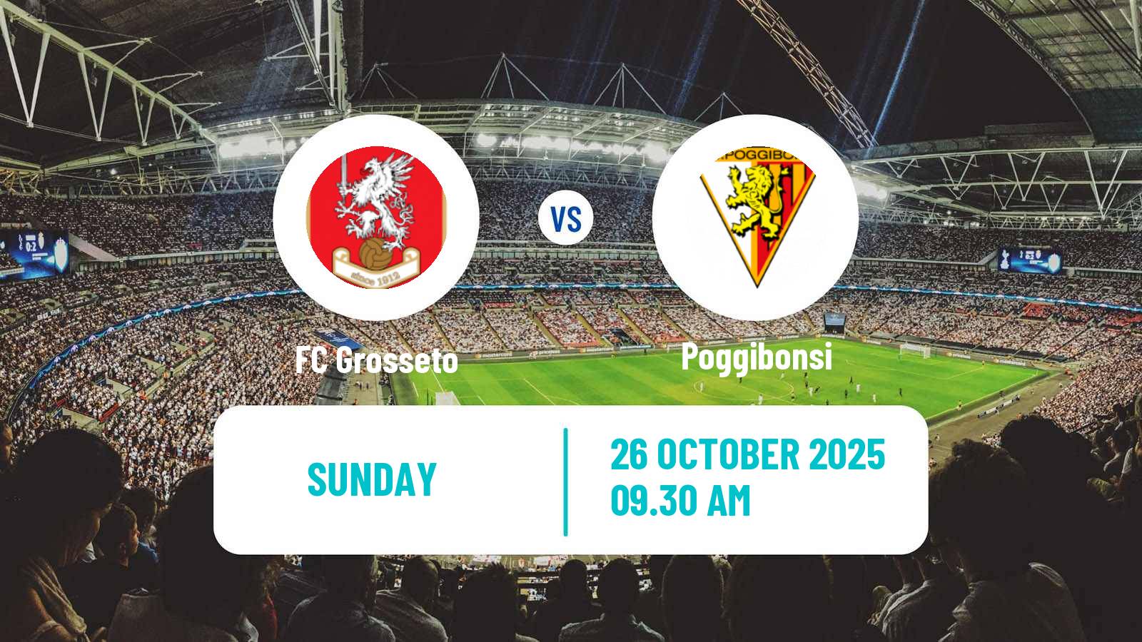 Football Italian Serie D - Group E Grosseto - Poggibonsi