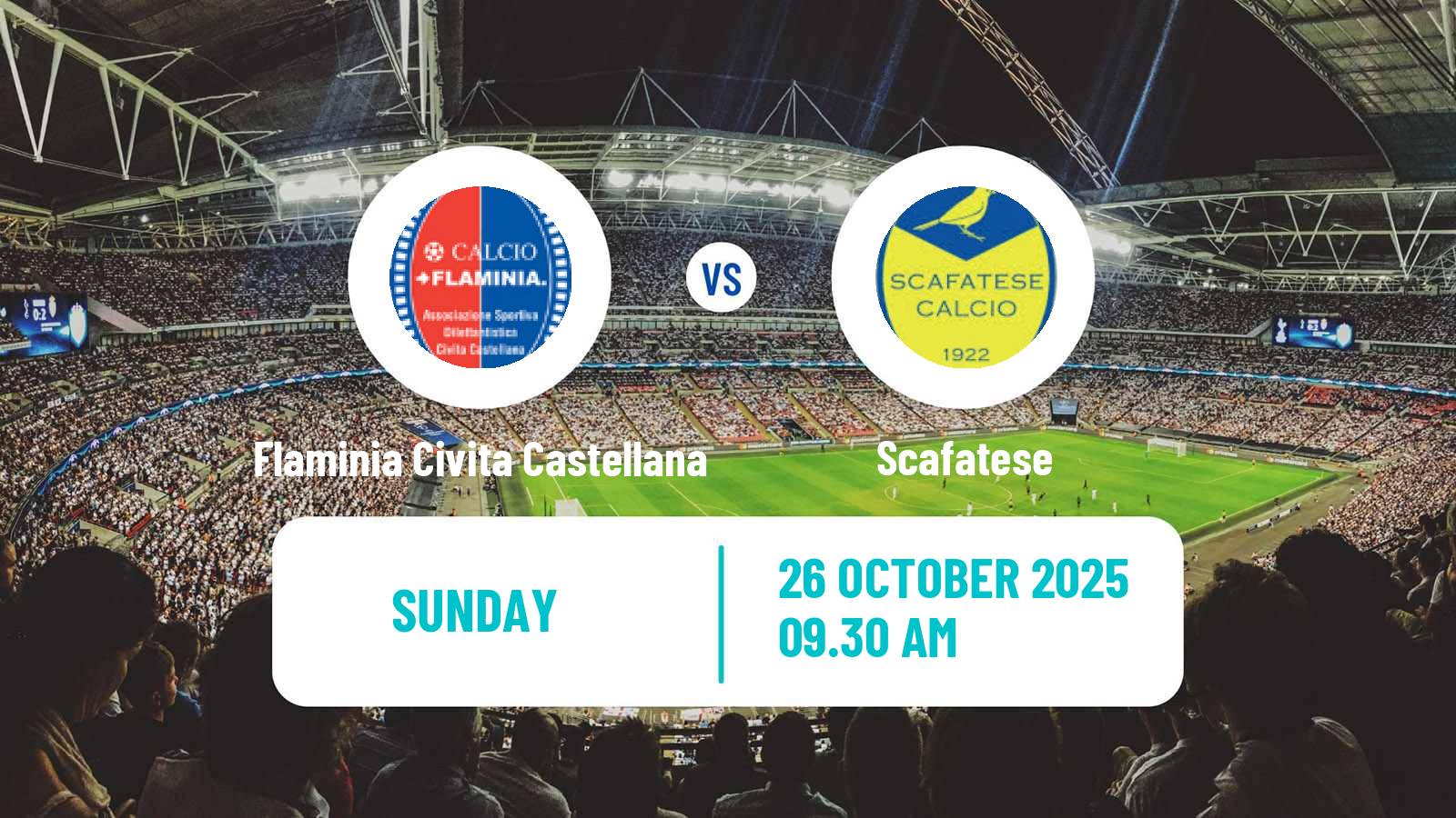 Football Italian Serie D - Group G Flaminia Civita Castellana - Scafatese