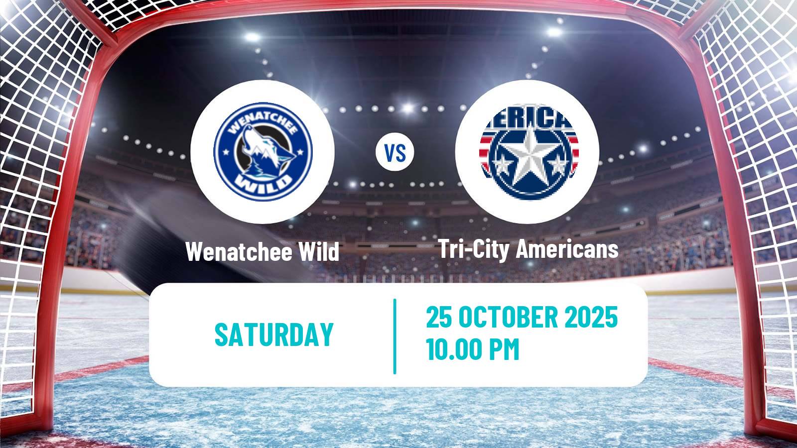 Hockey WHL Wenatchee Wild - Tri-City Americans