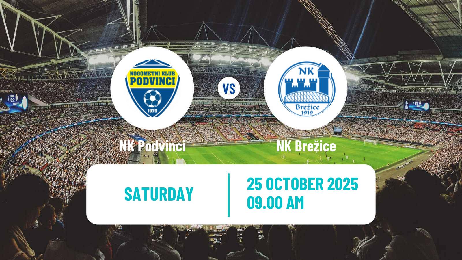Football Slovenian 3 SNL East Podvinci - Brežice