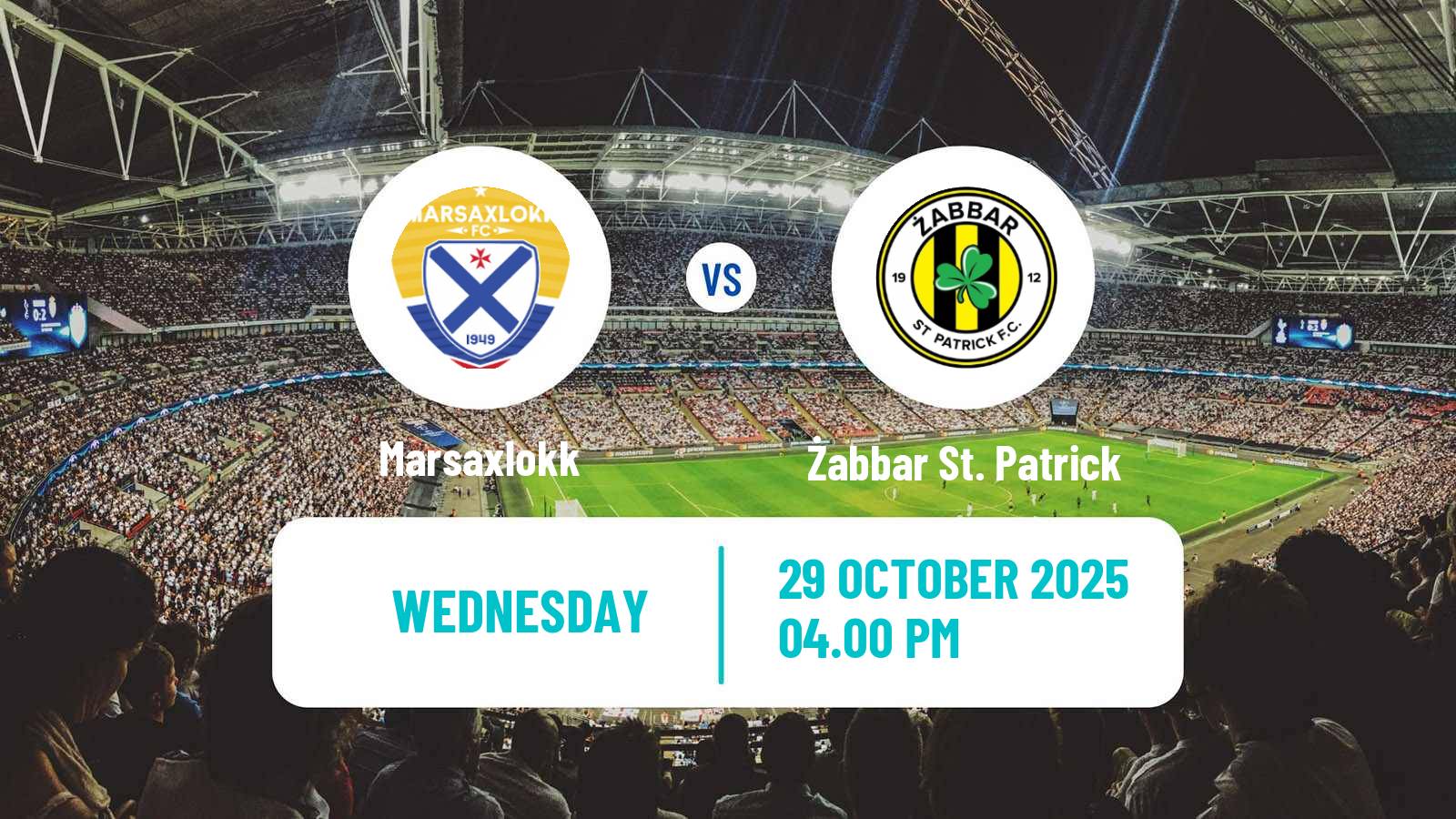 Football Maltese Premier League Marsaxlokk - Żabbar St. Patrick