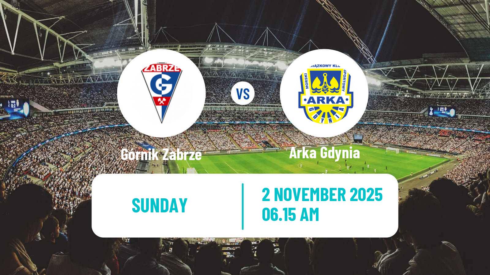 Football Polish Ekstraklasa Górnik Zabrze - Arka Gdynia