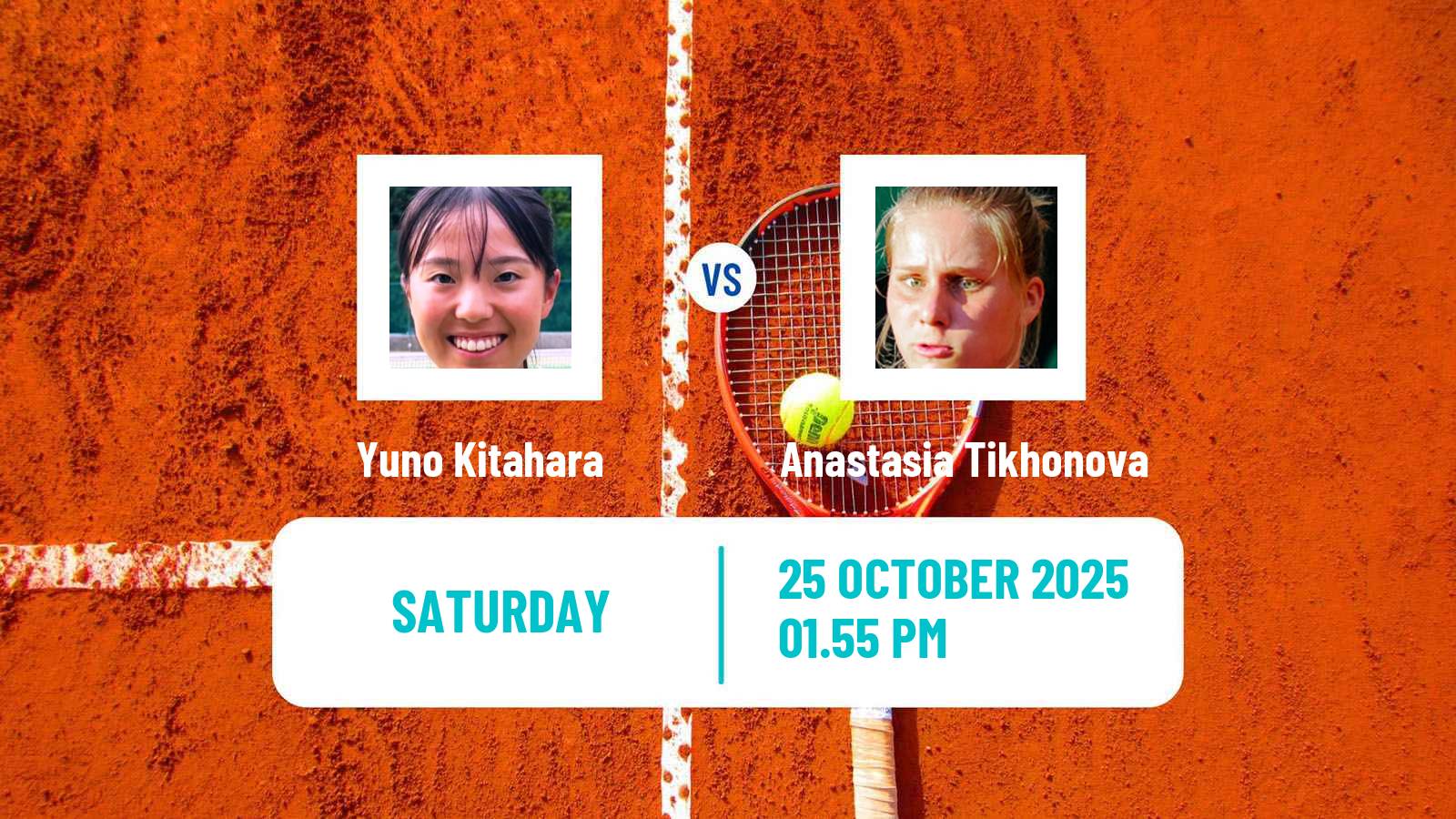 Tennis ITF W75 Saguenay Women Yuno Kitahara - Anastasia Tikhonova