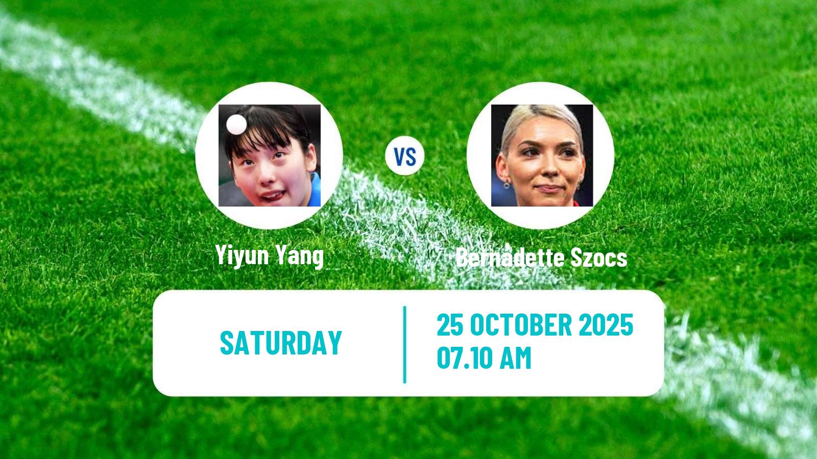 Table tennis Wtt Star Contender London Women Yiyun Yang - Bernadette Szocs