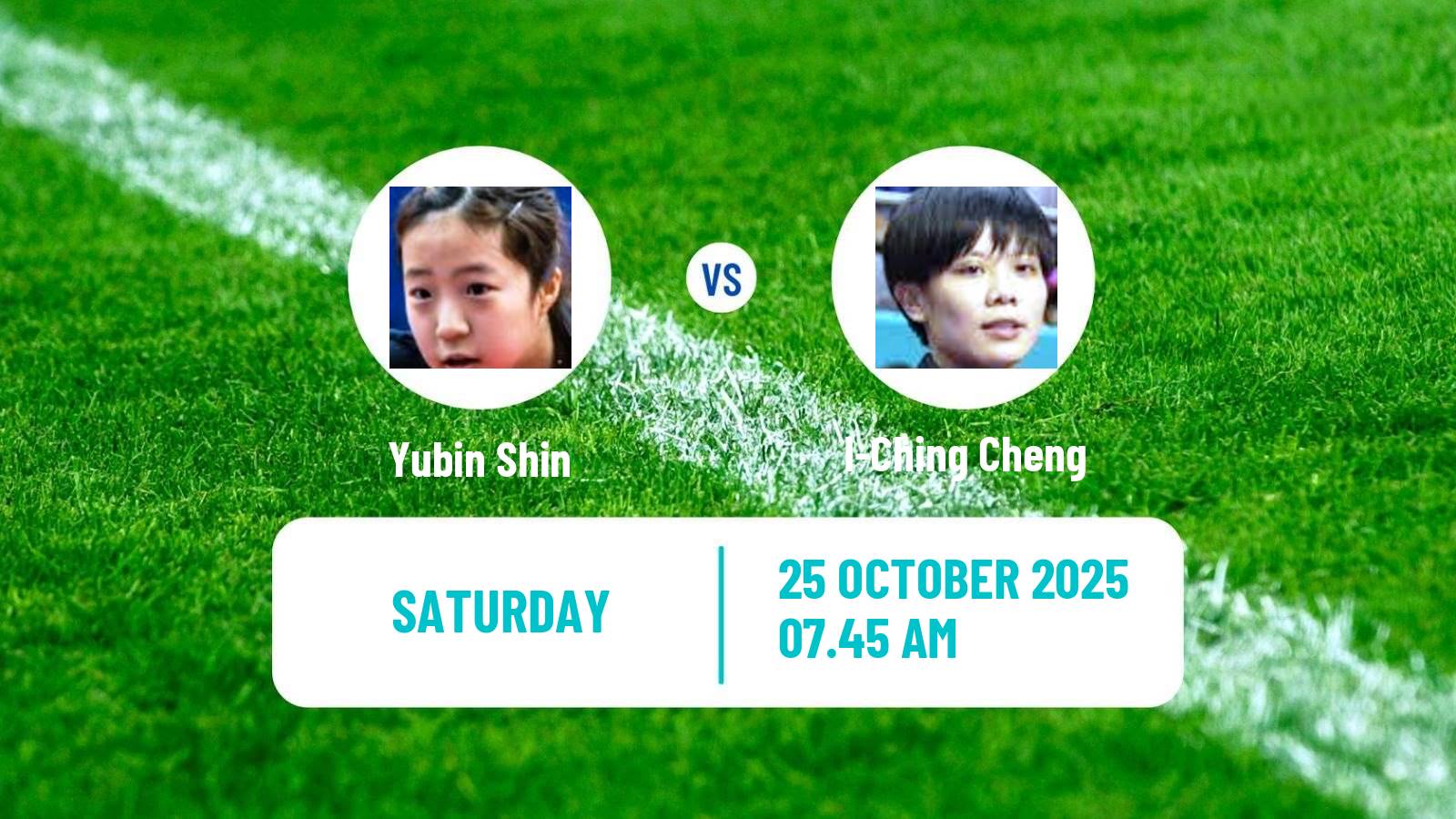 Table tennis Wtt Star Contender London Women Yubin Shin - I-Ching Cheng