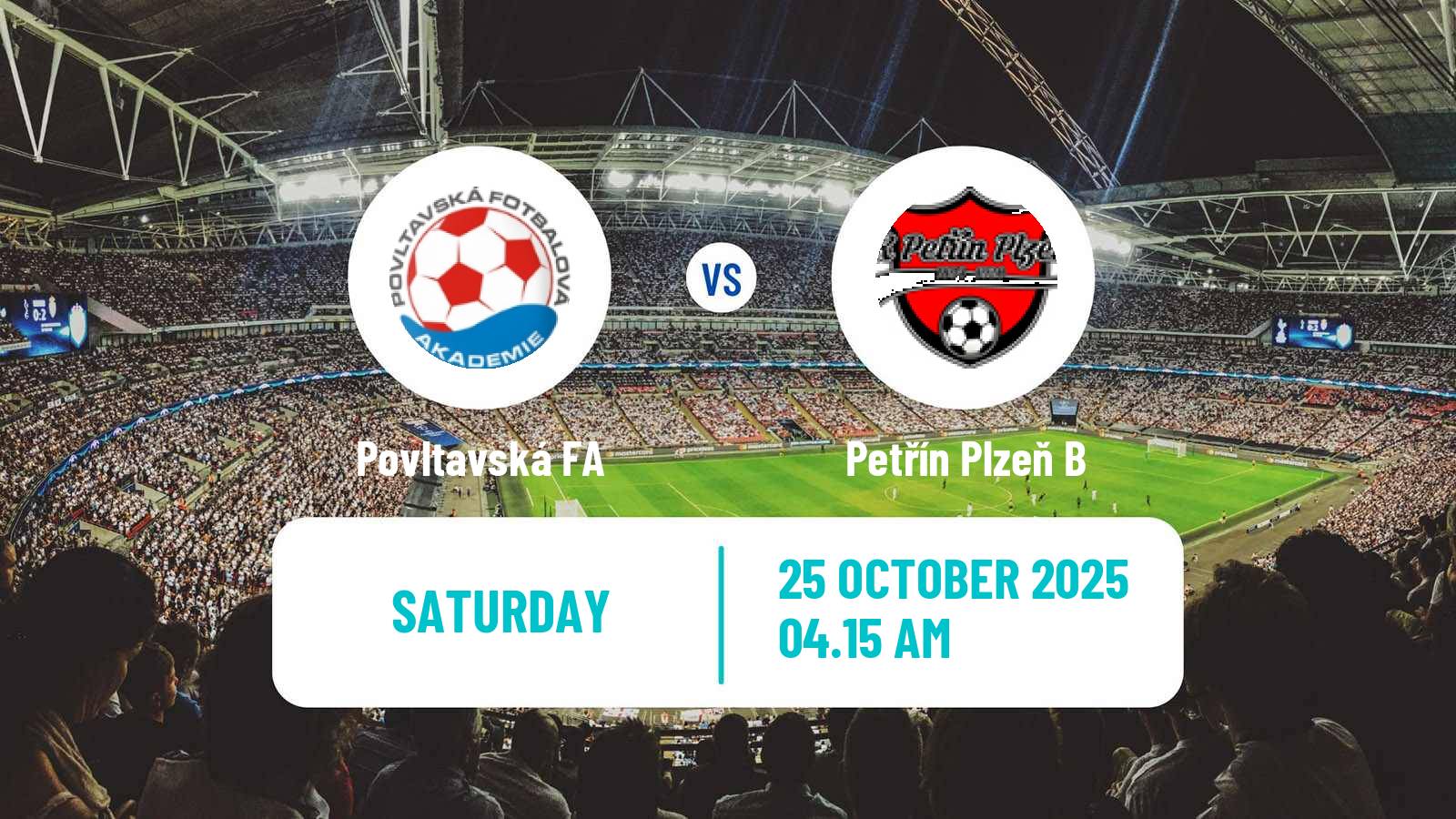 Football Czech Division A Povltavská FA - Petřín Plzeň B