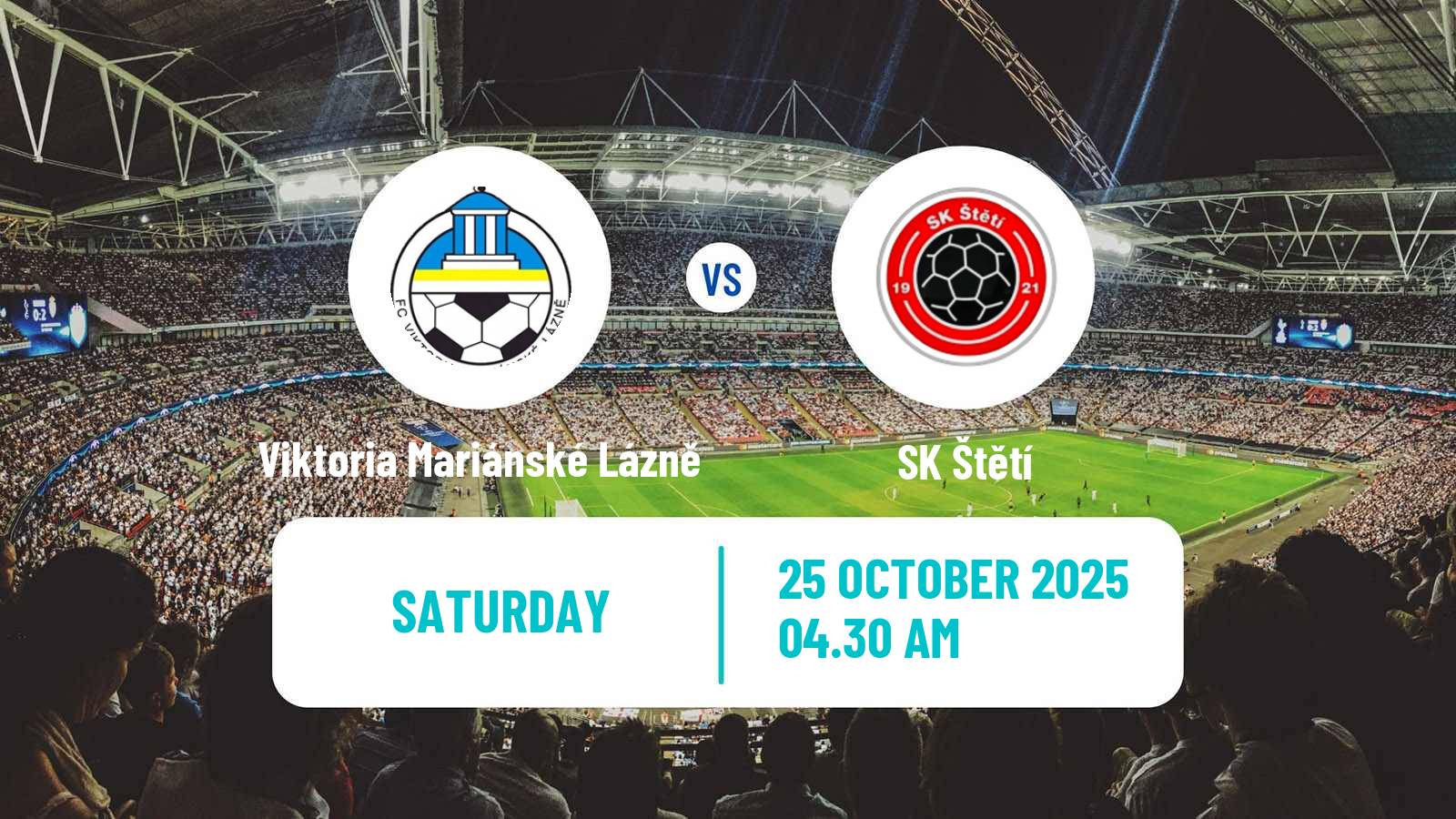 Football Czech Division B Viktoria Mariánské Lázně - Štětí