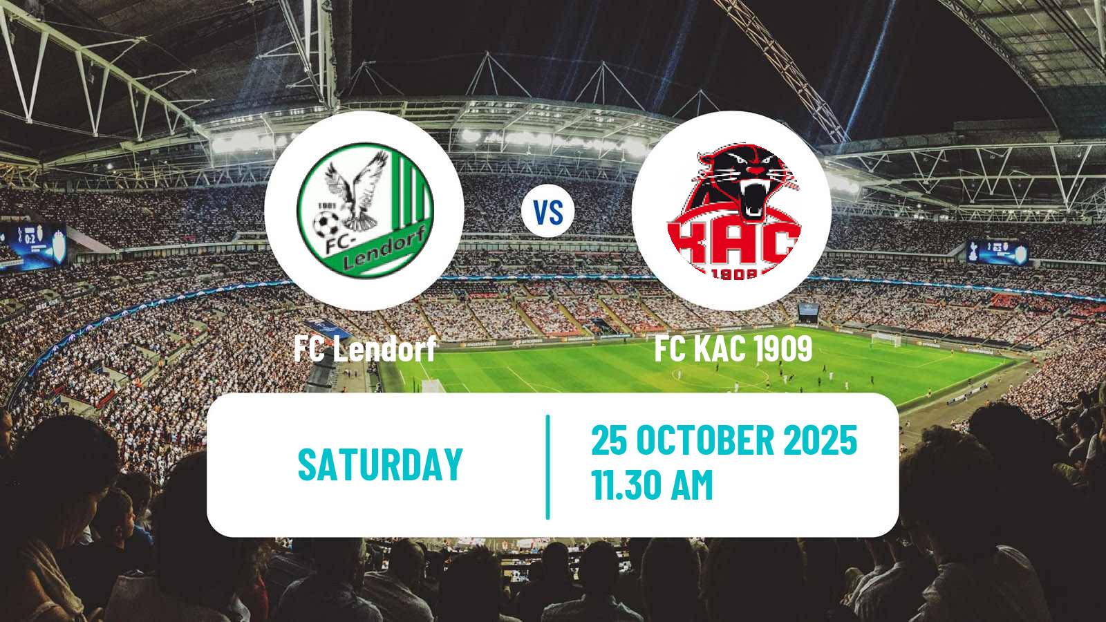 Football Austrian Landesliga Karnten Lendorf - KAC 1909