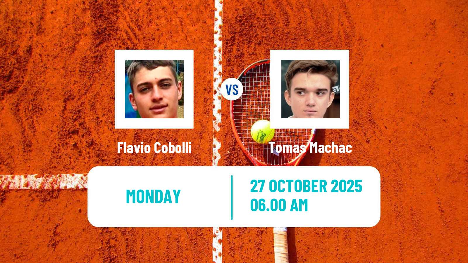 Tennis ATP Paris Flavio Cobolli - Tomas Machac