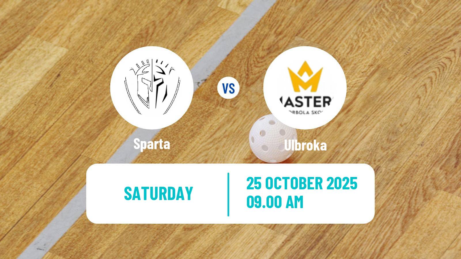 Floorball Latvian Estonian League Floorball Sparta - Ulbroka