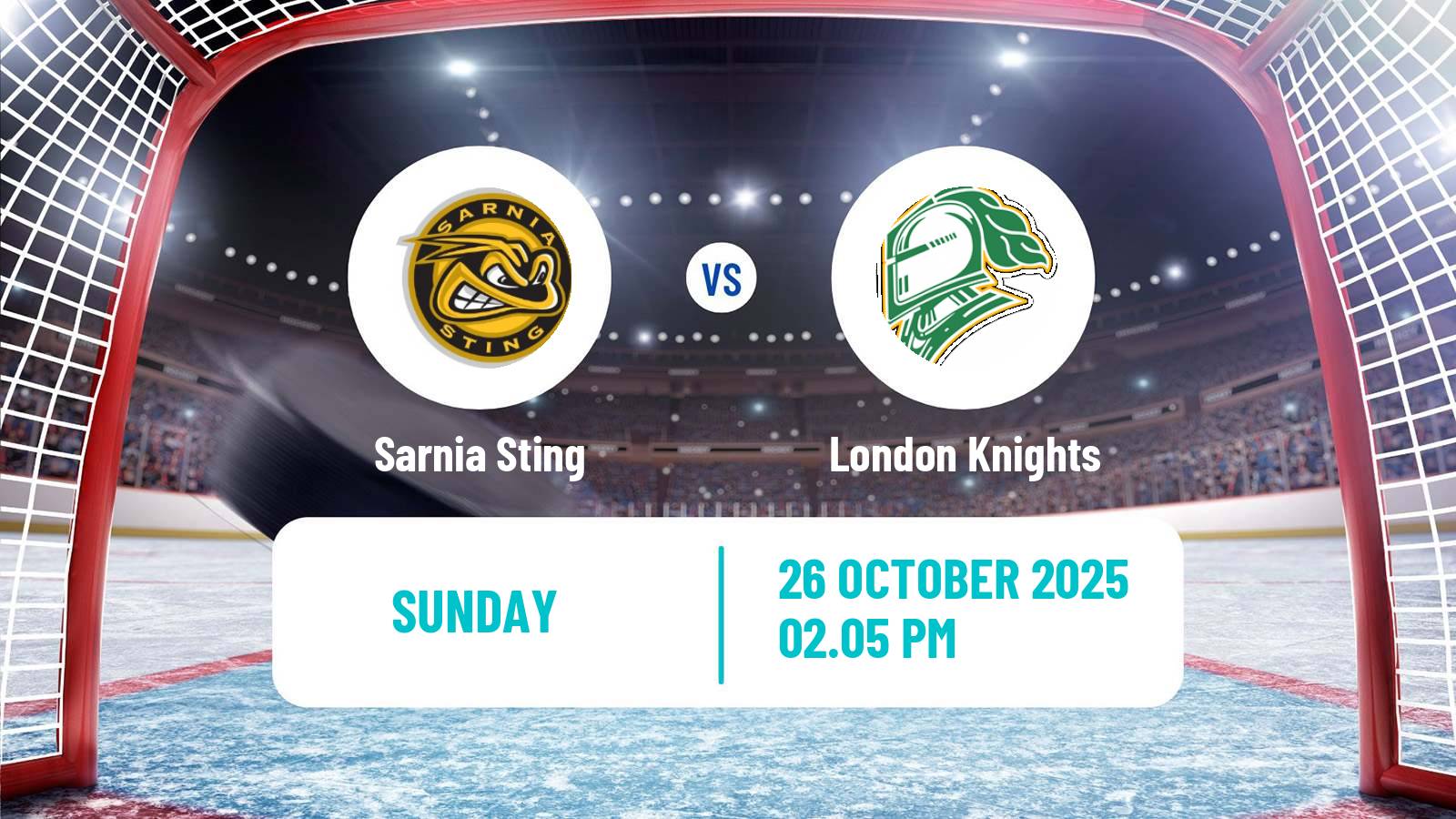 Hockey OHL Sarnia Sting - London Knights
