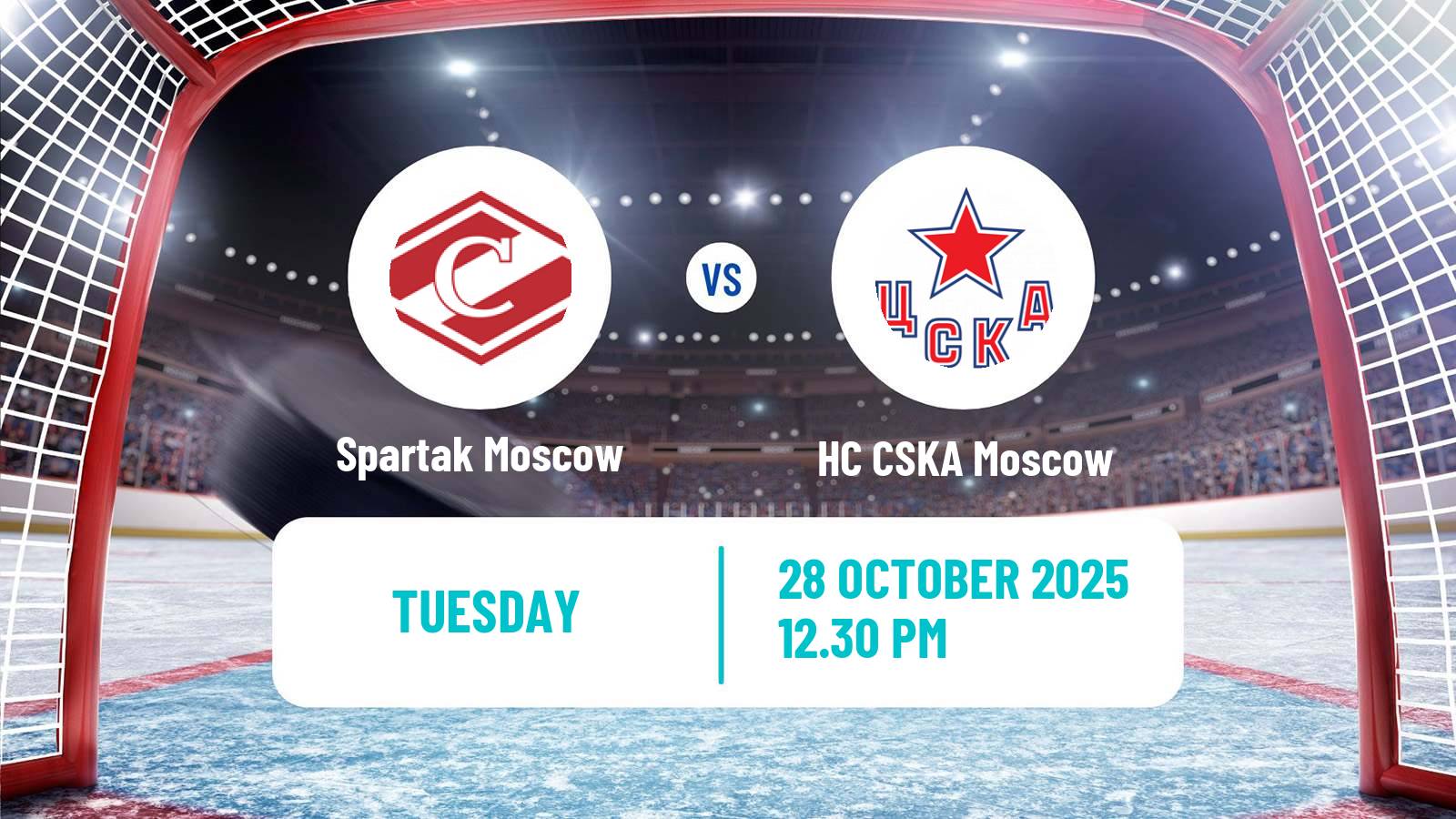Hockey KHL Spartak Moscow - HC CSKA Moscow