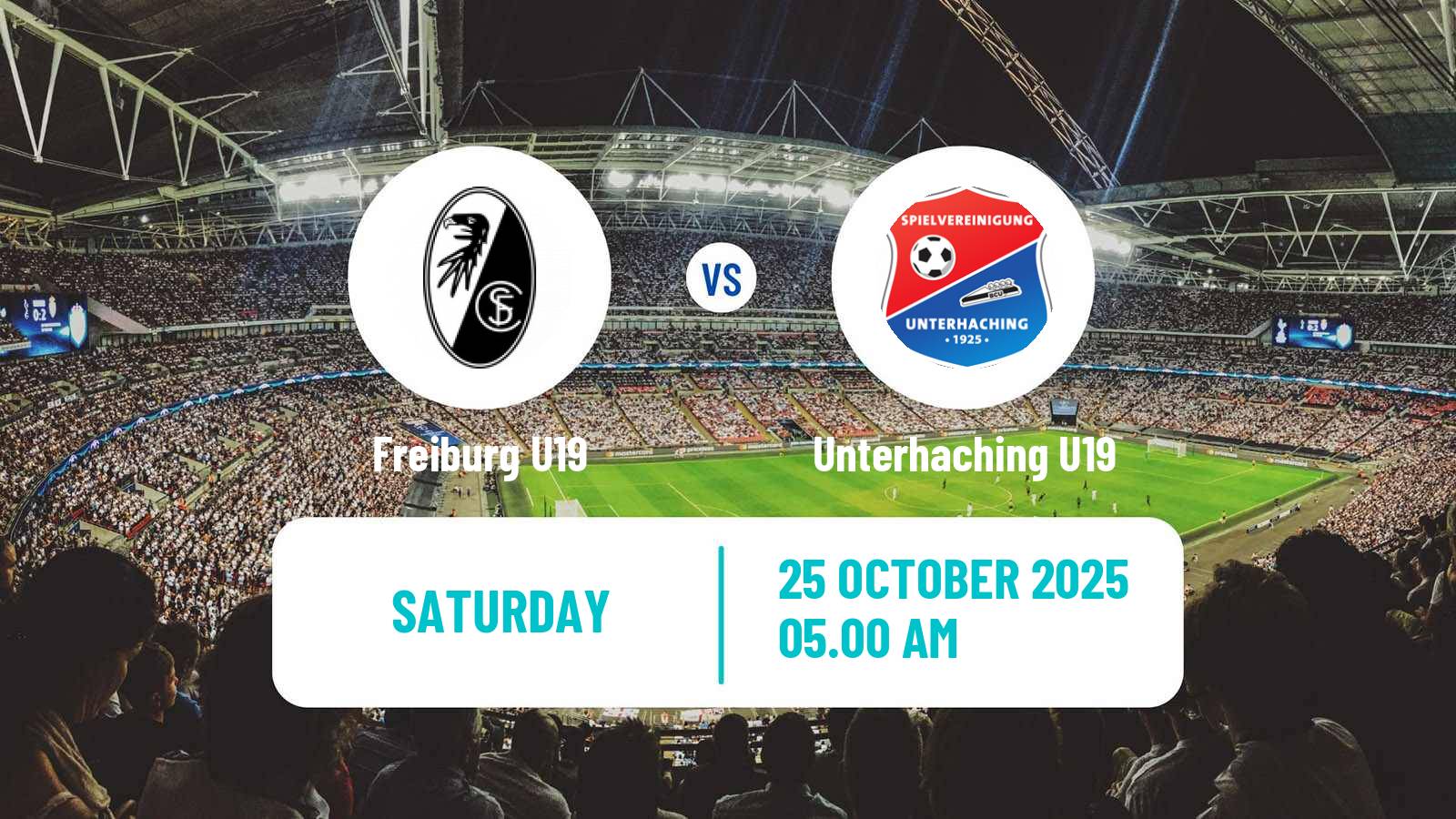 Football German DFB Youth League Freiburg U19 - Unterhaching U19