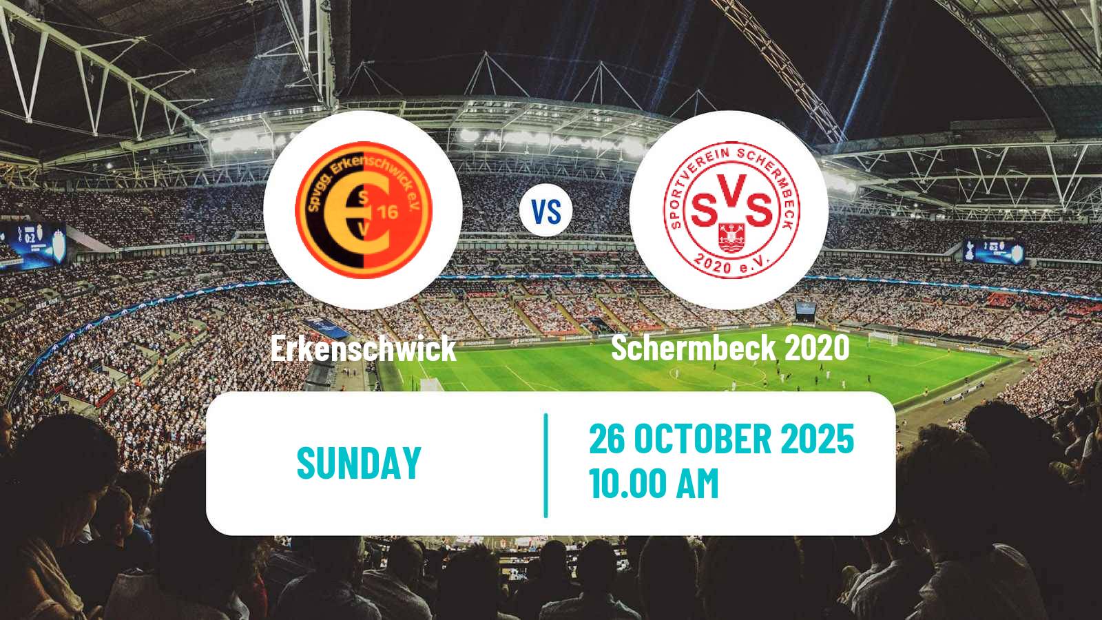 Football German Oberliga Westfalen Erkenschwick - Schermbeck 2020