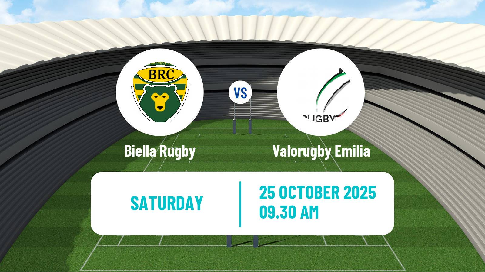 Rugby union Italian Top10 Rugby Union Biella - Valorugby Emilia