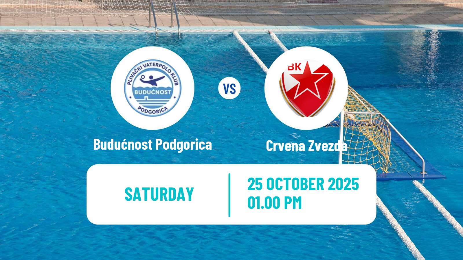 Water polo Regional League Water Polo Budućnost Podgorica - Crvena Zvezda