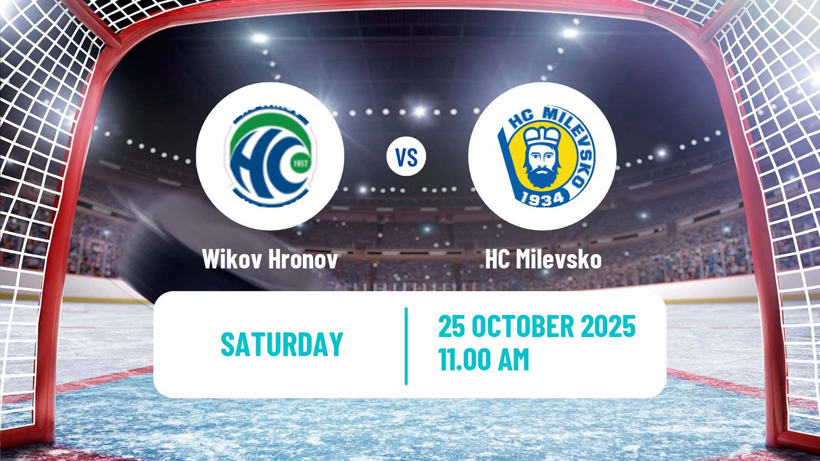 Hockey Czech 2 Liga Hockey West Wikov Hronov - Milevsko