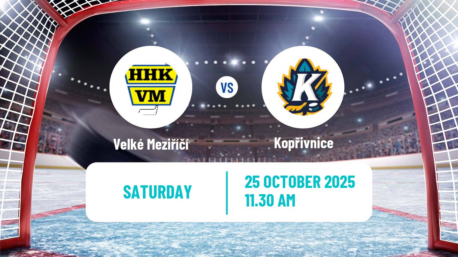 Hockey Czech 2 Liga Hockey East Velké Meziříčí - Kopřivnice