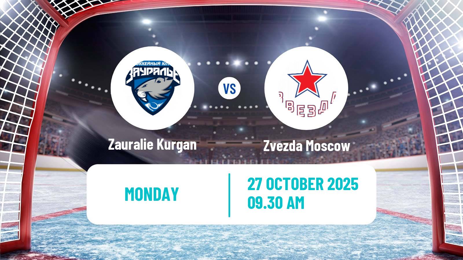 Hockey VHL Zauralie Kurgan - Zvezda Moscow