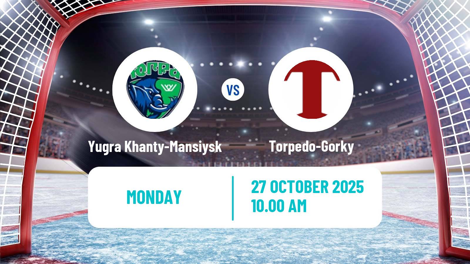 Hockey VHL Yugra Khanty-Mansiysk - Torpedo-Gorky